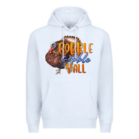 White Fall Gobble Gobble Y'all Premium Hoodie - LillyAllenDesigns