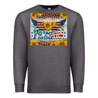 Charcoal Heather freedom 4th of july Premium Sweatshirt - BarkalooDesign