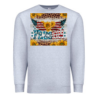 Heather Grey freedom 4th of july Premium Sweatshirt - BarkalooDesign