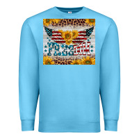 Ocean Blue freedom 4th of july Premium Sweatshirt - BarkalooDesign