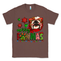 Chestnut merry pawmas christmas bulldog Classic Tee - Jasminsmagicworld