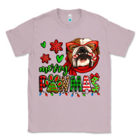 Lilac merry pawmas christmas bulldog Classic Tee - Jasminsmagicworld