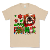 Mushroom merry pawmas christmas bulldog Classic Tee - Jasminsmagicworld