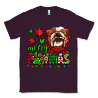 Plum merry pawmas christmas bulldog Classic Tee - Jasminsmagicworld