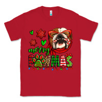 Red merry pawmas christmas bulldog Classic Tee - Jasminsmagicworld