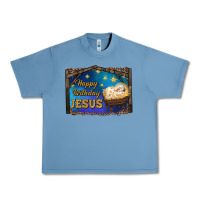 Pebble Blue happy birthday jesus Urban Heavy Tee - RanaPortraitStore