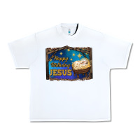 White happy birthday jesus Urban Heavy Tee - RanaPortraitStore