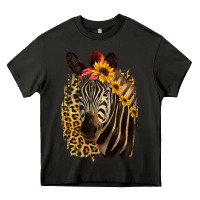 Asphalt Zebra With Sunflowers Heavy Core Tee - Bettercallsaul
