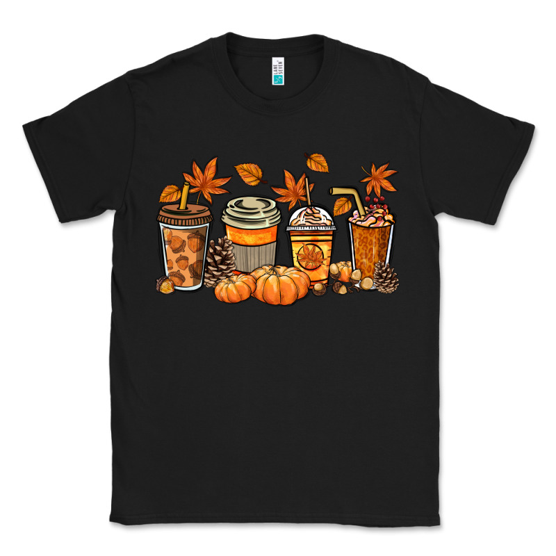 Fall Coffee Cups Classic Tee by NancyCooperArtShop | Teevron