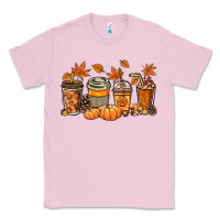 Bubblegum Pink Fall coffee cups Classic Tee - NancyCooperArtShop