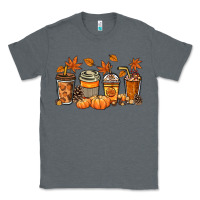 Charcoal Heather Fall coffee cups Classic Tee - NancyCooperArtShop