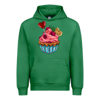 Emerald valentines day cupcake Urban Hoodie - AdoDesignShop