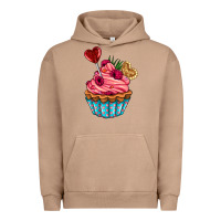 Pigment Burro valentines day cupcake Urban Hoodie - AdoDesignShop