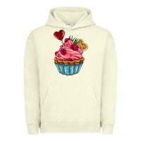 Pigment Pistachio valentines day cupcake Urban Hoodie - AdoDesignShop