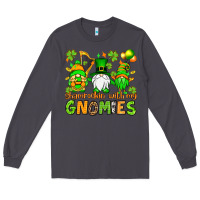 Smoke St. Patrick's Day shamrockin' with my gnomies Long Sleeve Tee - OliviaCreatesArt