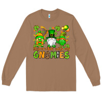 Toasted Coconut St. Patrick's Day shamrockin' with my gnomies Long Sleeve Tee - OliviaCreatesArt