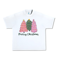 White merry christmas trees Urban Heavy Tee - CowGirlArtShop