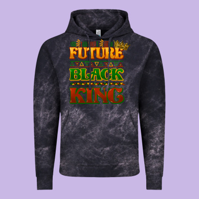 Future Black King Vintage Hoodie Designed By Howdyjamesfarm