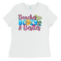 White Beaches boozy besties Summer Ladies Tee - NancyCooperArtShop