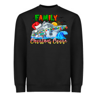 Black family 2024 christmas cruise Heavyweight Sweatshirt - CowhideDigitalArt