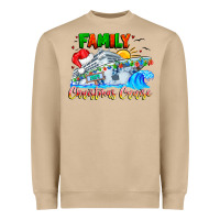 Mushroom family 2024 christmas cruise Heavyweight Sweatshirt - CowhideDigitalArt