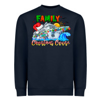 Navy family 2024 christmas cruise Heavyweight Sweatshirt - CowhideDigitalArt