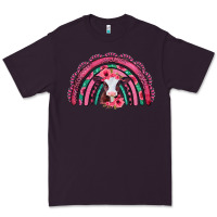 Plum valentines day pink gemstones baby calf rainbow Premium Tee - Jasminsmagicworld