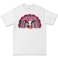 White valentines day pink gemstones baby calf rainbow Premium Tee - Jasminsmagicworld