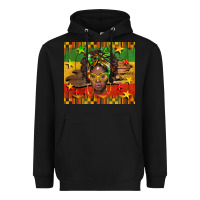 Black juneteenth black women  tumbler Heavyweight Hoodie - BarkalooDesign