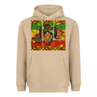 Mushroom juneteenth black women  tumbler Heavyweight Hoodie - BarkalooDesign