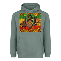 Sage juneteenth black women  tumbler Heavyweight Hoodie - BarkalooDesign
