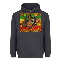 Smoke juneteenth black women  tumbler Heavyweight Hoodie - BarkalooDesign