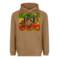 Toasted Coconut juneteenth black women  tumbler Heavyweight Hoodie - BarkalooDesign