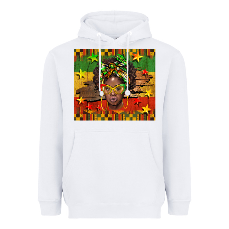 Juneteenth Black Women  Tumbler Heavyweight Hoodie by BarkalooDesign | Teevron