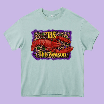 Mardi Gras This The Season Lobster Heavy Core Tee Designed By Ranaportraitstore