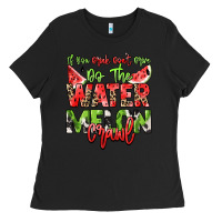 Black If you drink don't drive do the watermelon crawl Ladies Tee - NancyCooperArtShop