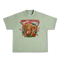 Oil Green mooey christmas Urban Heavy Tee - CowGirlArtShop