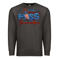 Smoke little miss firecracker 4th of july Premium Sweatshirt - BarkalooDesign