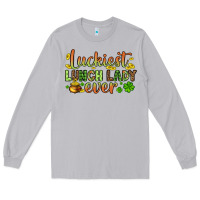 Moon Dust St. Patrick's Luckiest lunch lady ever Long Sleeve Tee - OliviaCreatesArt