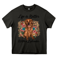 Asphalt life is better with a labrador Heavy Core Tee - JahusDesignShop