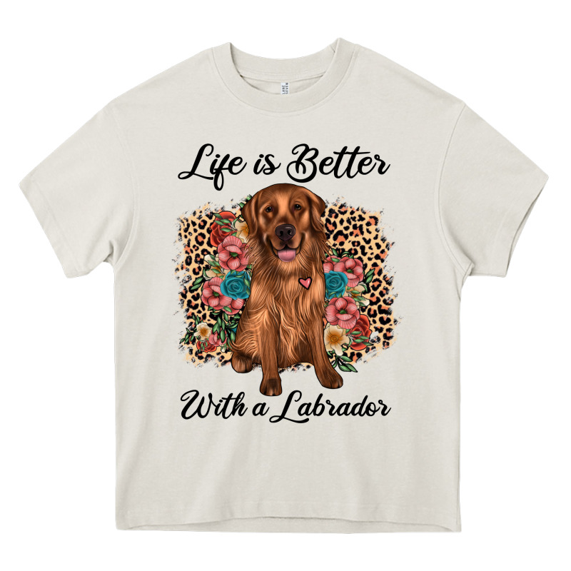 Life Is Better With A Labrador Heavy Core Tee by JahusDesignShop | Teevron