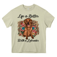 Mossy life is better with a labrador Heavy Core Tee - JahusDesignShop