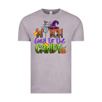 Vintage Zinc witch way to the candy Vintage Tee - CowGirlArtShop