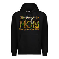 Black Boy Mom From Son Up To Son Down Premium Hoodie - CowhideDigitalArt