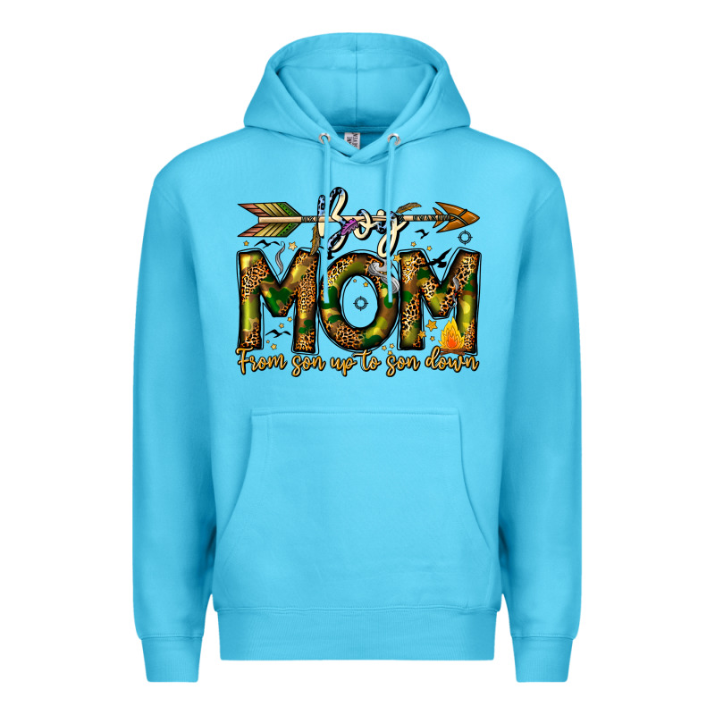 Boy Mom From Son Up To Son Down Premium Hoodie by CowhideDigitalArt | Teevron
