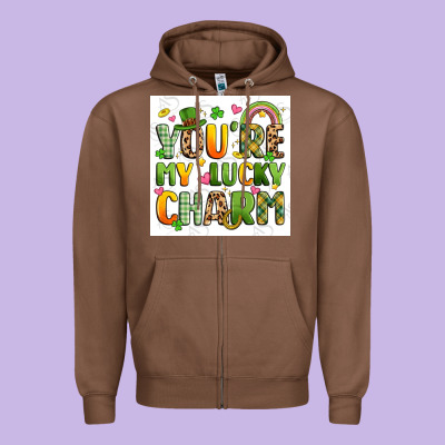 You're My Lucky Charm Artiststas Filigran Zipper Hoodie Designed By Artiststas