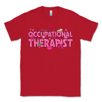 Red breast cancer occupational therapist Classic Tee - texasbilliewilder