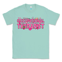 Seafoam breast cancer occupational therapist Classic Tee - texasbilliewilder