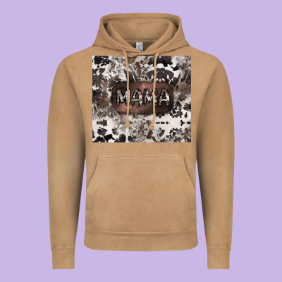 Mama Cowhide Cowgirl Vintage Hoodie Designed By Cowgirlartshop