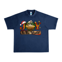 Navy joy to the world Urban Heavy Tee - CowGirlArtShop